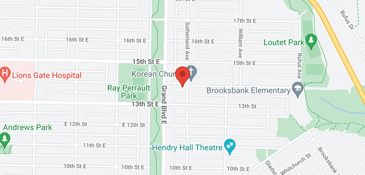 map of 629 E 14TH STREET
